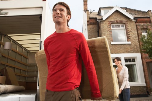 Apartment removal support in Covent Garden with stairs and lift access