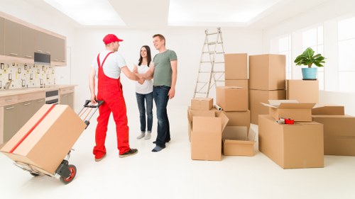 Local removals van suited for central London loading and unloading