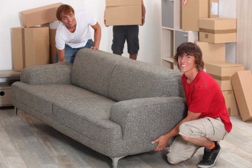 Packing and loading items into a removal vehicle