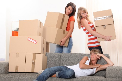 Professional furniture pick-up service handling tight access in Covent Garden