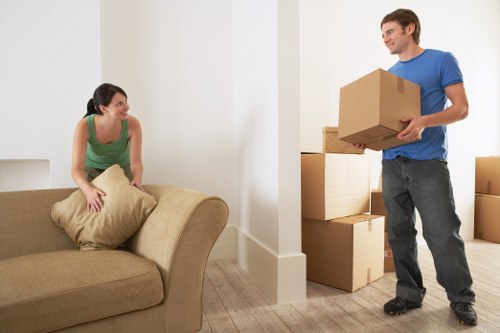 Packing and loading furniture for a Coventgarden move