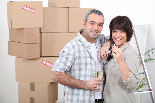 Commercial removals setup for an office or retail move in Covent Garden